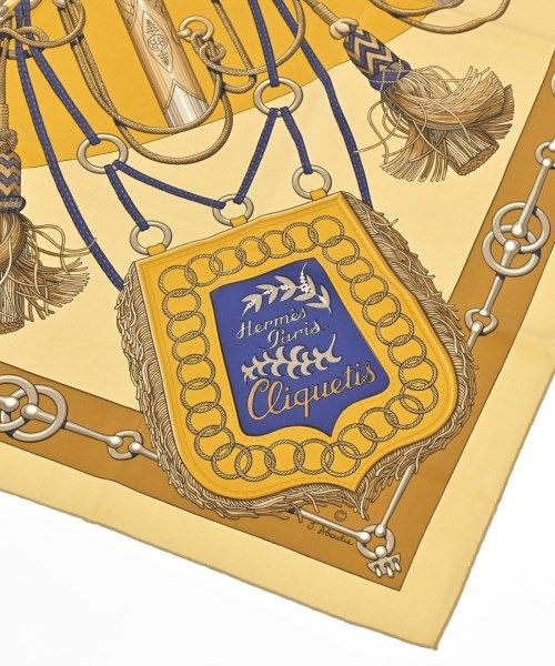 Hermes Bandana Scarf Beige — view 2