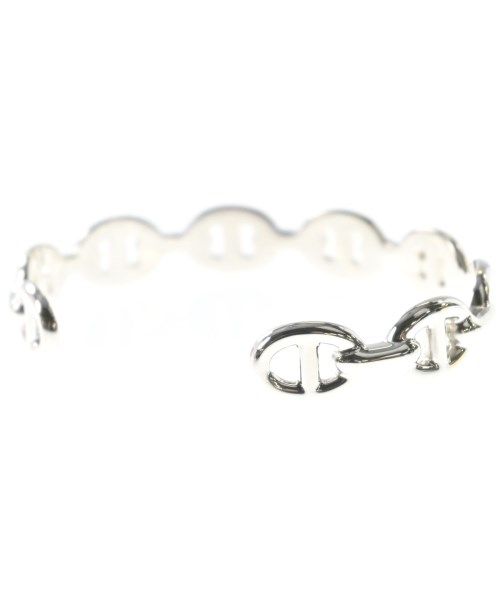 Hermes Bracelet Bangle Silver — view 2