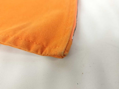 Hermes Pouch Bora Orange Canvas — view 7