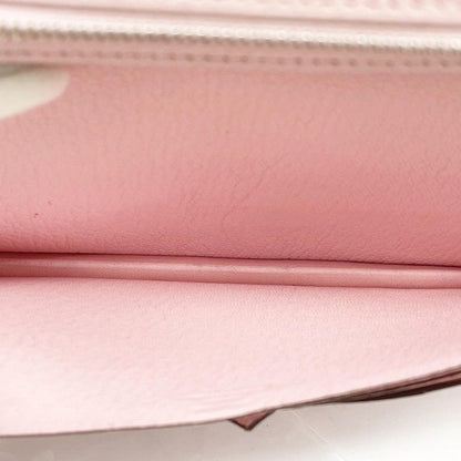 Hermes Wallet Bearn Souffle Rose Sakura Chevre Bifold Silver — view 7