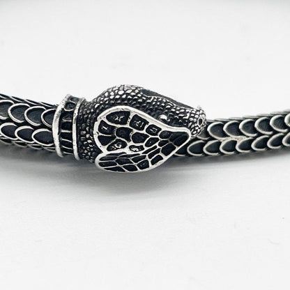 Gucci Bracelet Garden Snake Silver Bangle — view 4