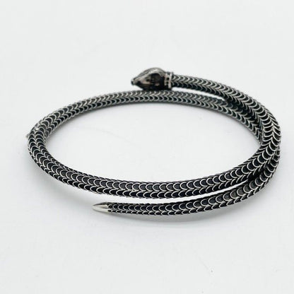 Gucci Bracelet Garden Snake Silver Bangle — view 2