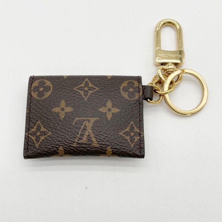 Louis Vuitton Bag Charm Porte Cles Kirigami Brown Monogram Gold — view 2