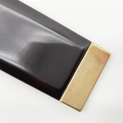Louis Vuitton Belt Ceinture Carre Brown Leather Gold — view 6