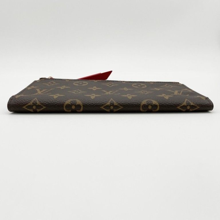Louis Vuitton Wallet Portefeuille Adele Brown Coquelicot Monogram Bifold Gold — view 3