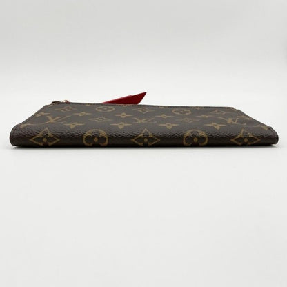 Louis Vuitton Wallet Portefeuille Adele Brown Coquelicot Monogram Bifold Gold — view 3