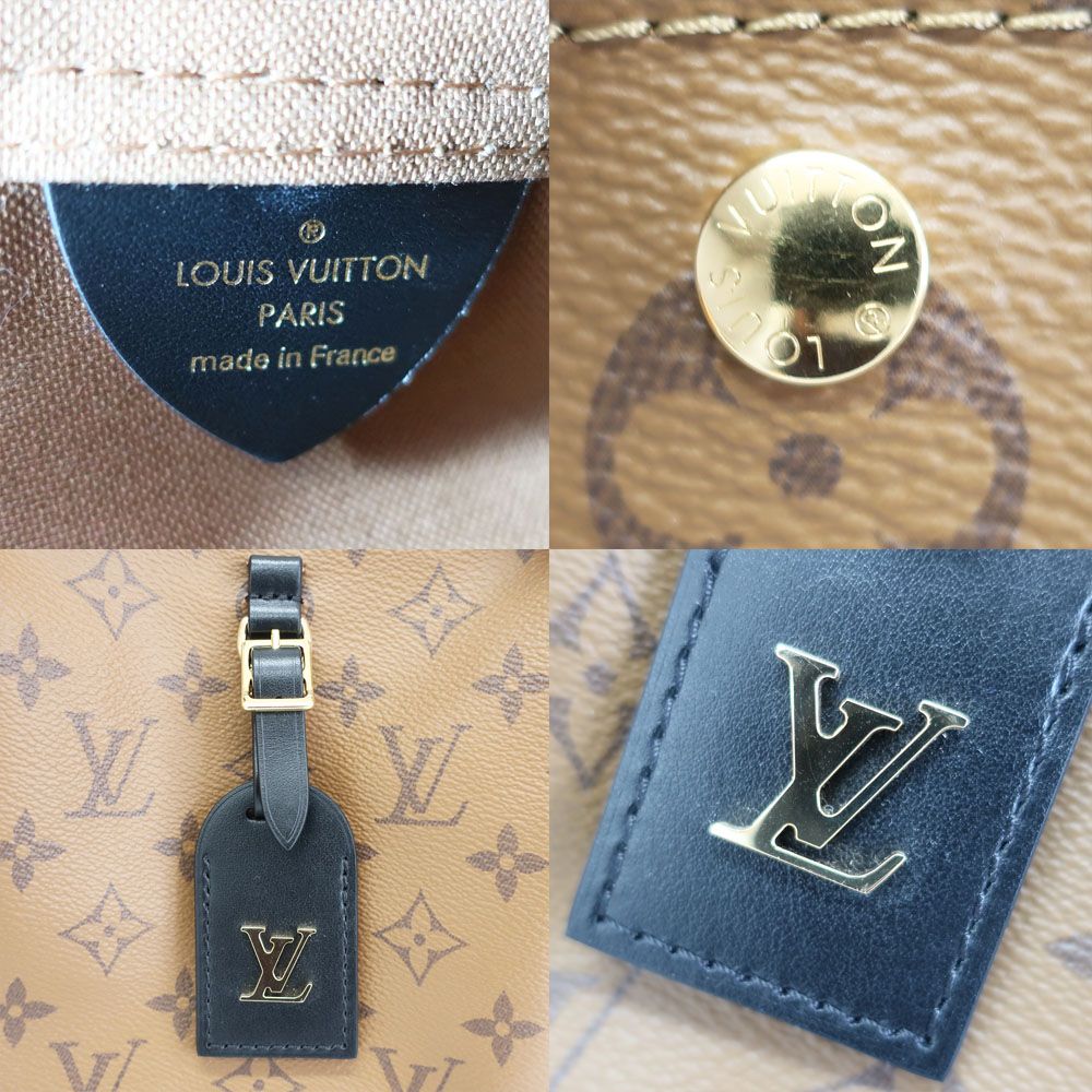 Louis Vuitton Ten Atlantis BB Shoulder Bag Monogram Reverse Canvas Brown Gold — view 7