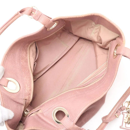 Dior Leather Tote Shoulder Hand Pink — view 7