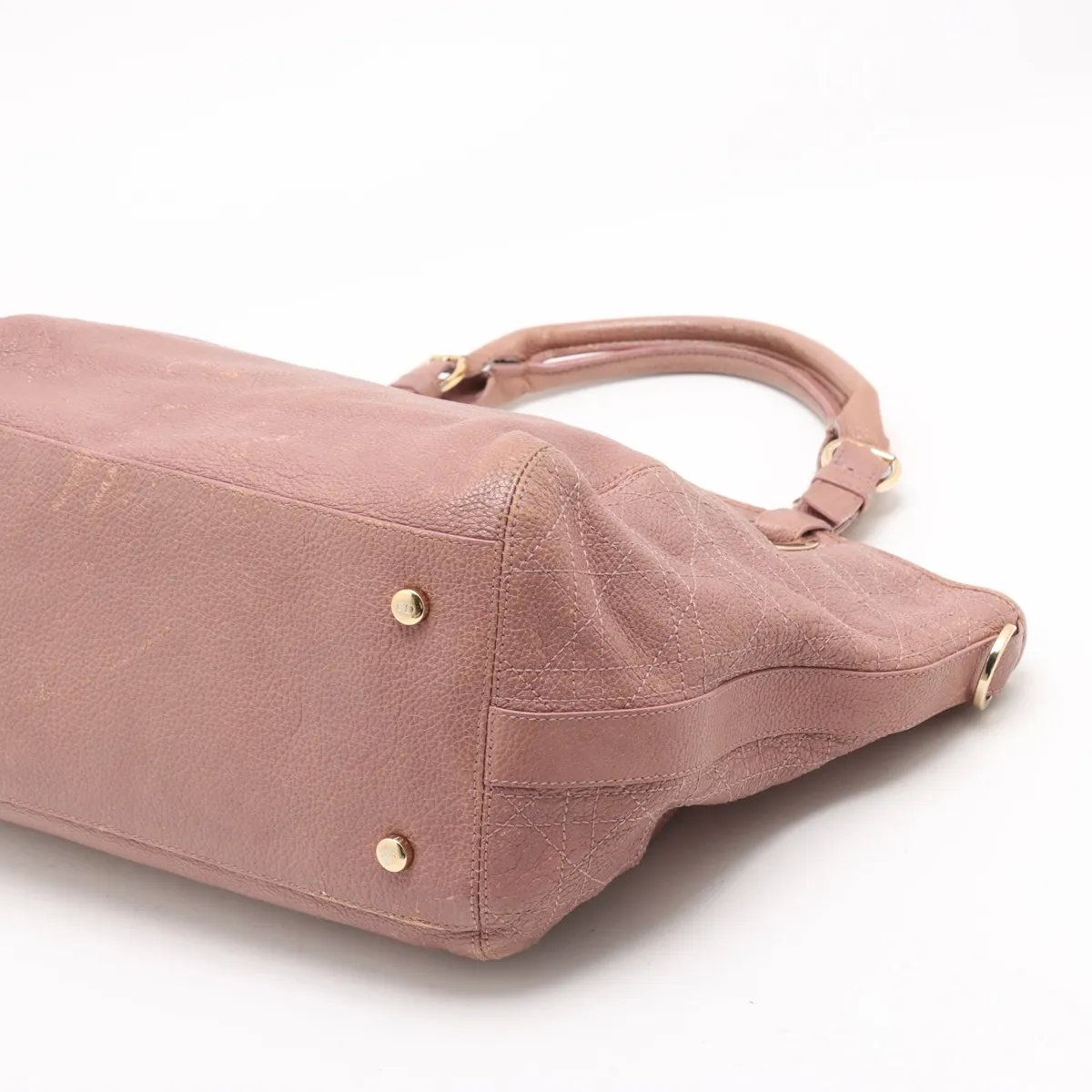 Dior Leather Tote Shoulder Hand Pink — view 3