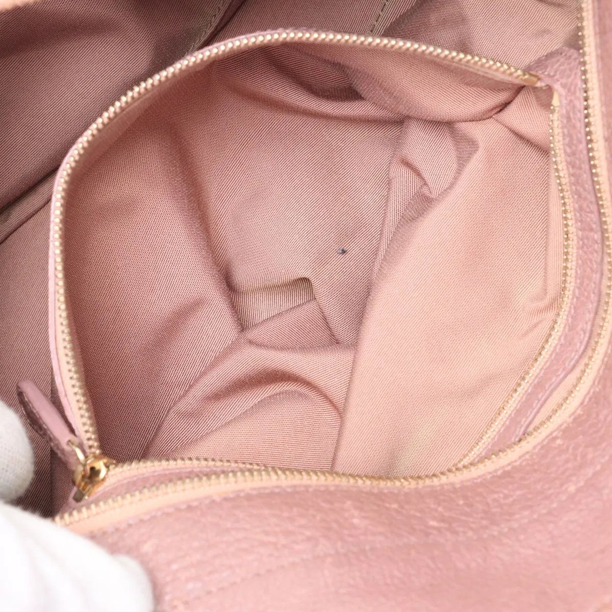 Dior Leather Tote Shoulder Hand Pink — view 8