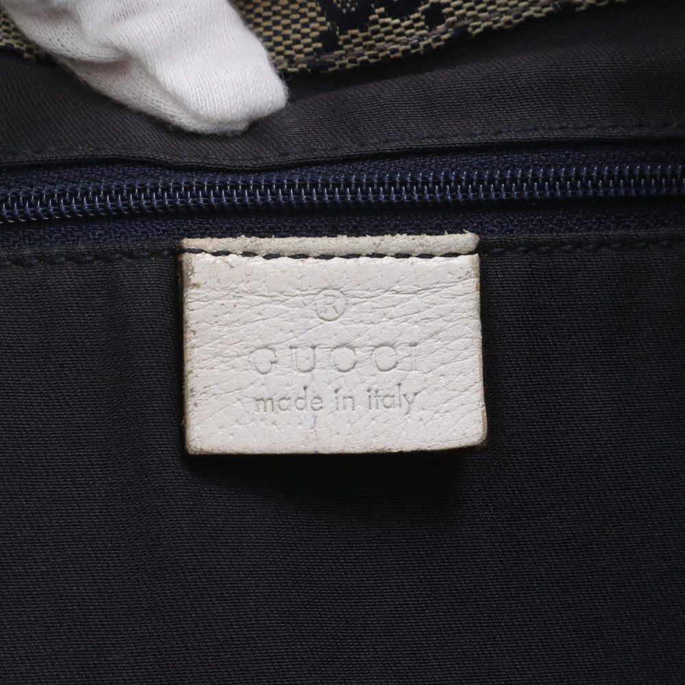 Gucci Abbey Leather Tote Shoulder Hand Gold Ree — view 8