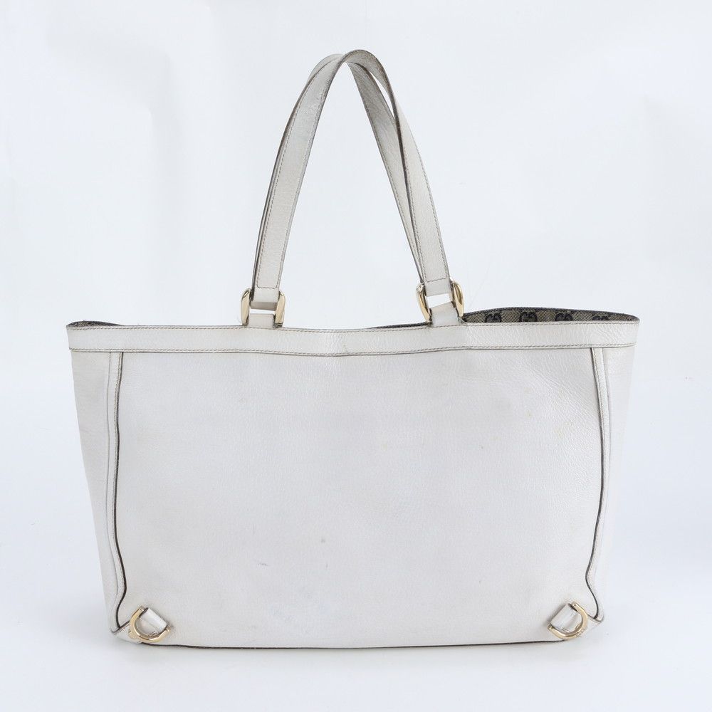 Gucci Abbey Leather Tote Shoulder Hand Gold Ree — view 3