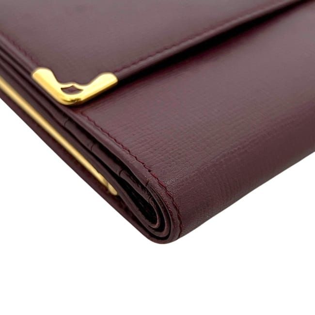Cartier Trifold Pouch Wallet Bordeaux Mast — view 8