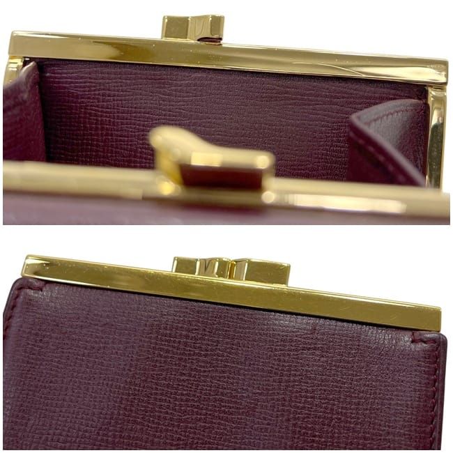 Cartier Trifold Pouch Wallet Bordeaux Mast — view 4