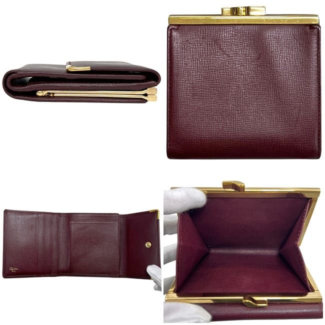 Cartier Trifold Pouch Wallet Bordeaux Mast — view 2