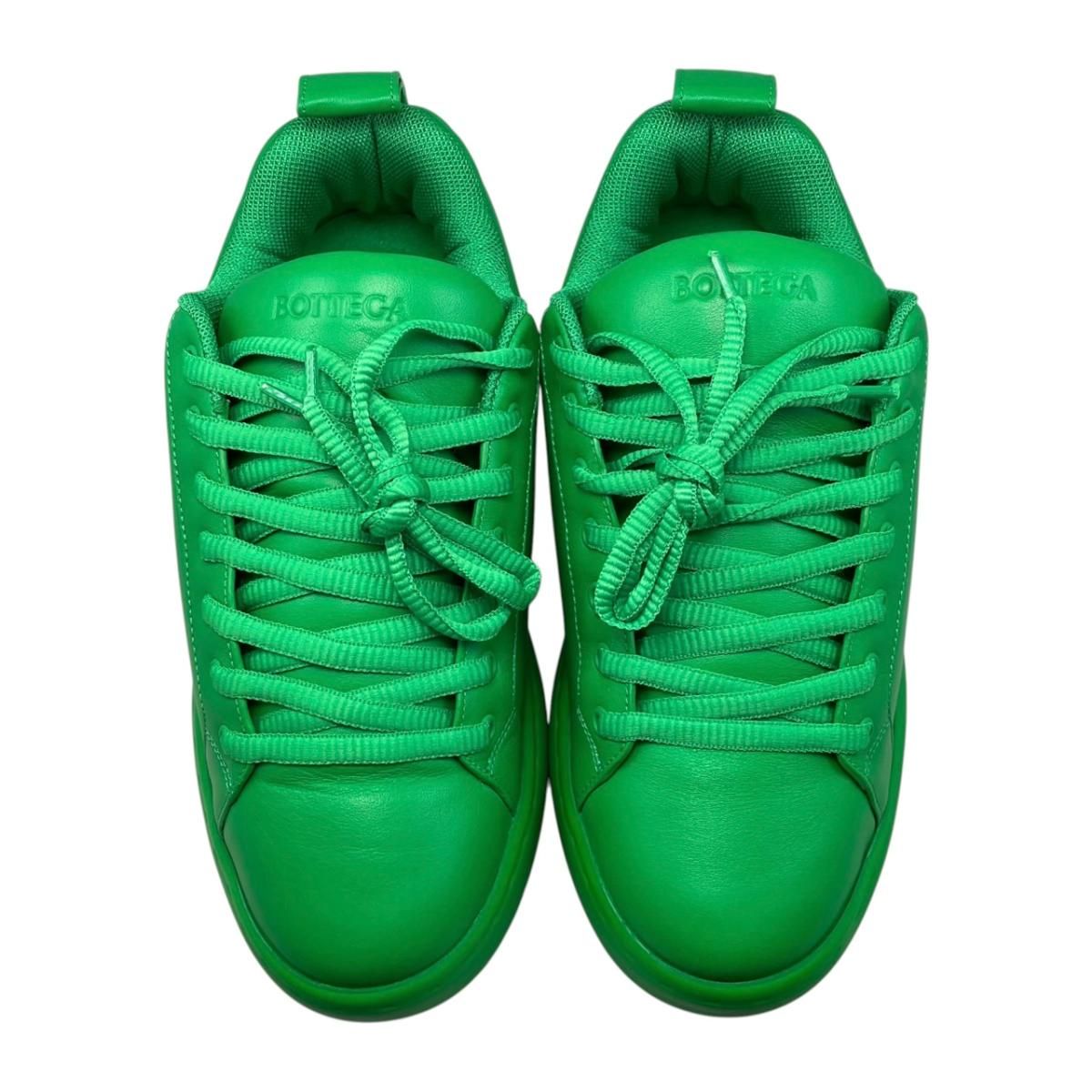 Bottega Veneta Sneakers Pillow 42 Leather Logo Green — view 5