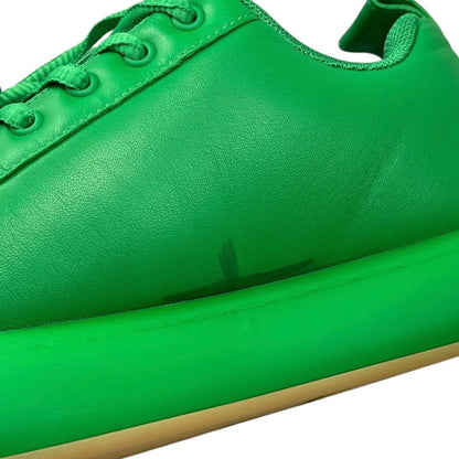 Bottega Veneta Sneakers Pillow 42 Leather Logo Green — view 9