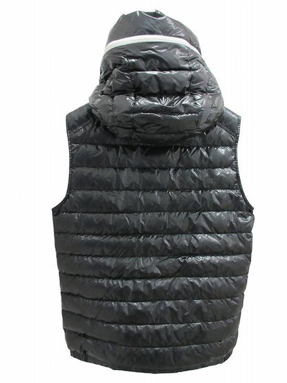 Moncler Down Jacket Vest Charcoal Gray — view 2