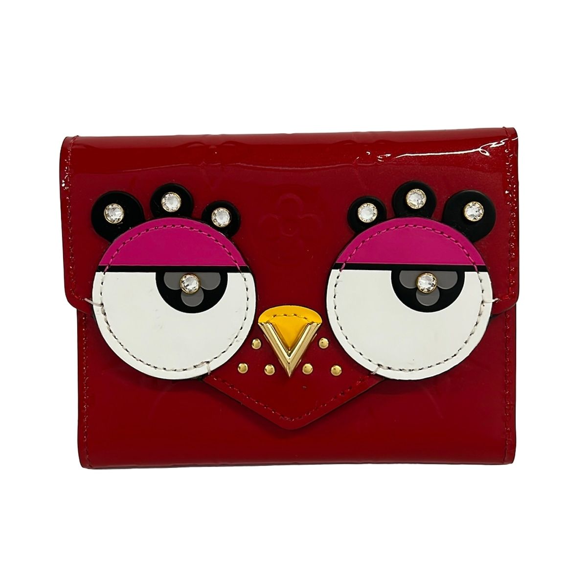 Louis Vuitton Trifold Wallet Brea Portefeuille Victorine Cerise Leather
