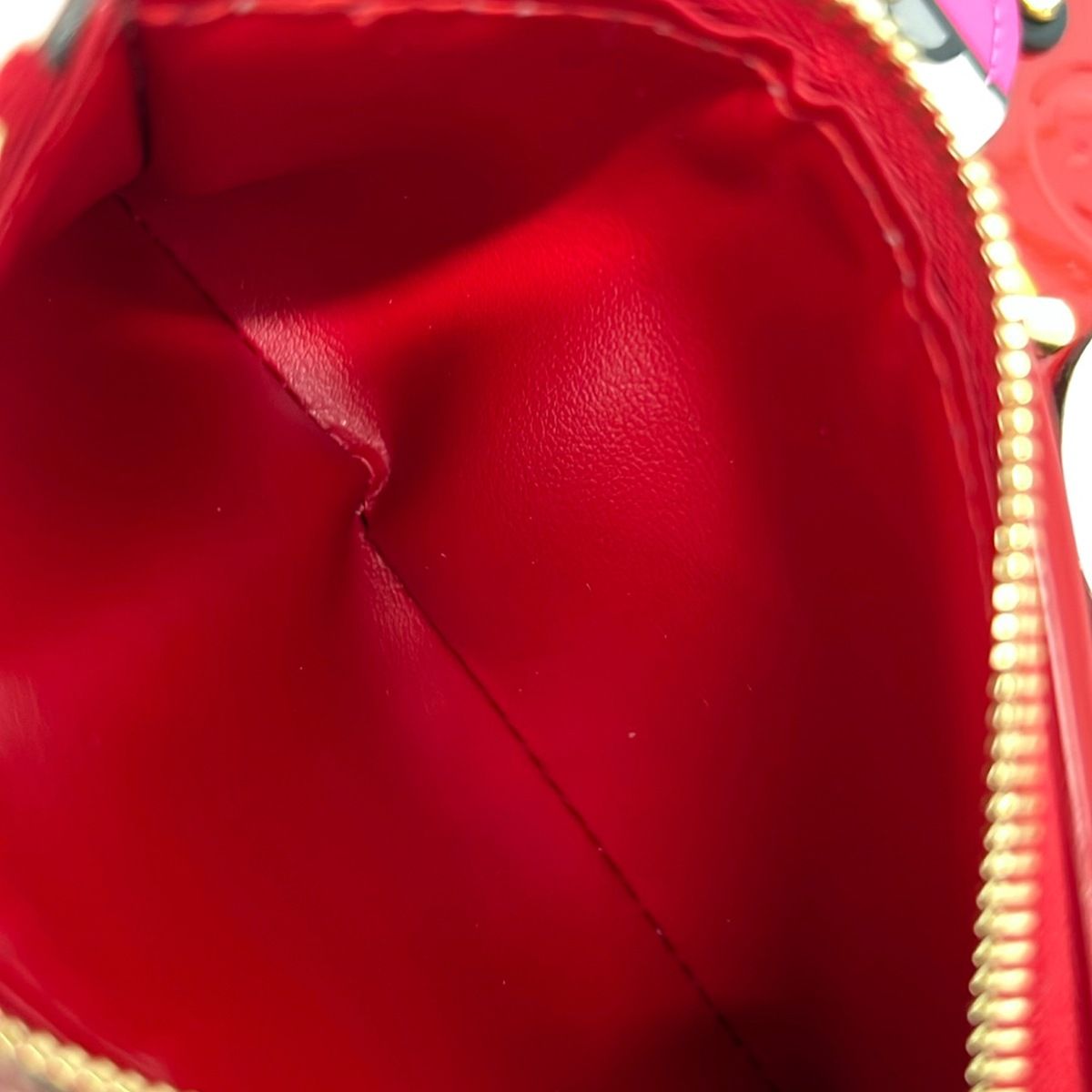 Louis Vuitton Trifold Wallet Brea Portefeuille Victorine Cerise Leather — view 4