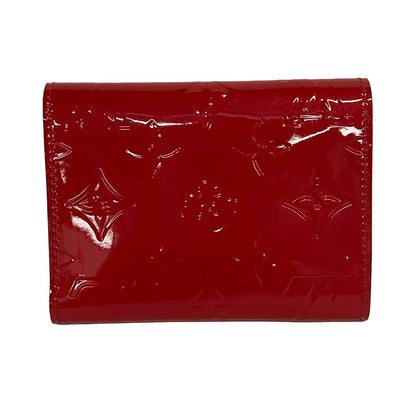 Louis Vuitton Trifold Wallet Brea Portefeuille Victorine Cerise Leather — view 2