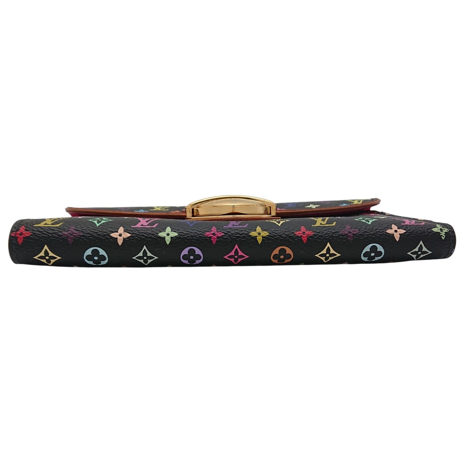 Louis Vuitton Multicolor Portefeuille Eugenie Noir Grenade Wallet Folded — view 5