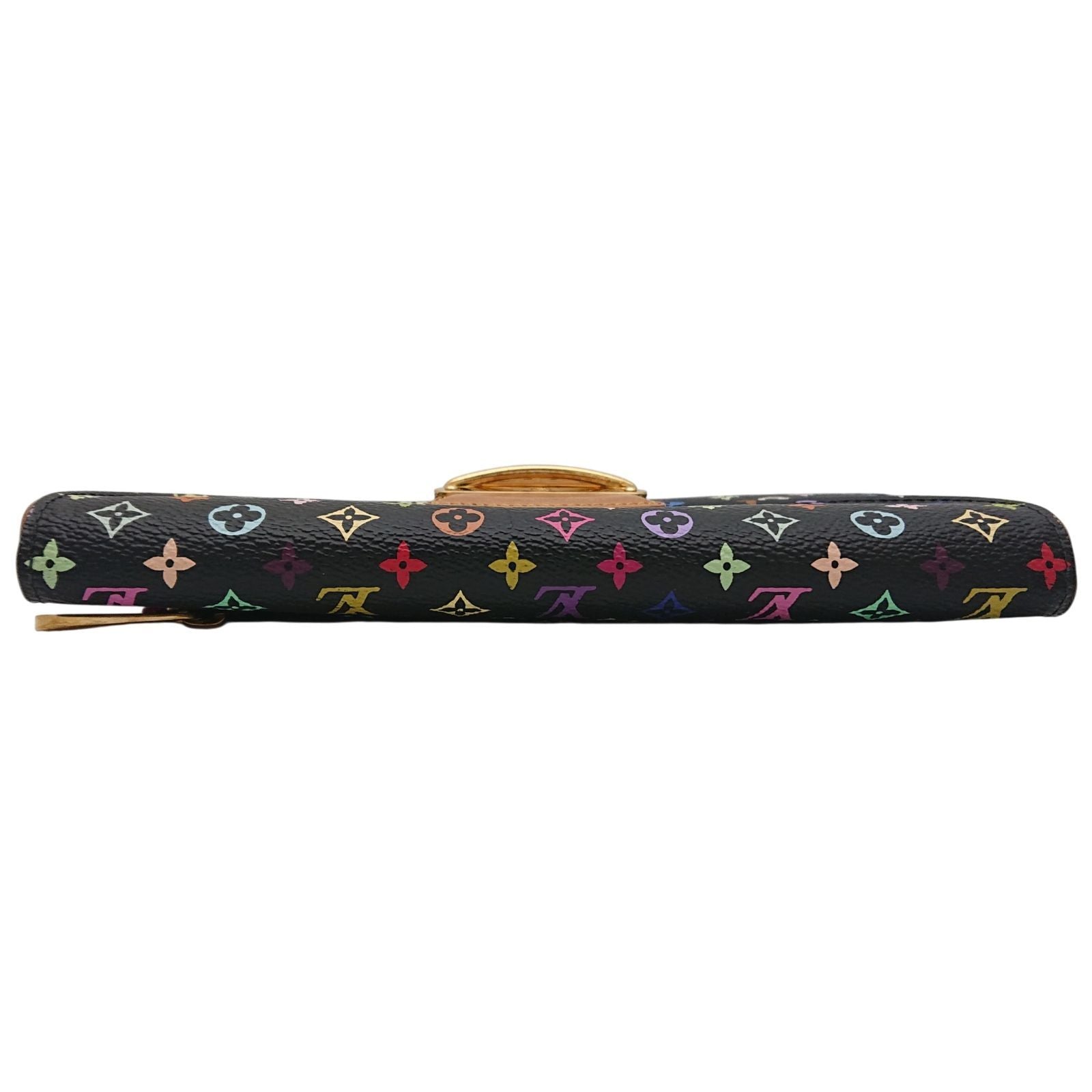 Louis Vuitton Multicolor Portefeuille Eugenie Noir Grenade Wallet Folded — view 6