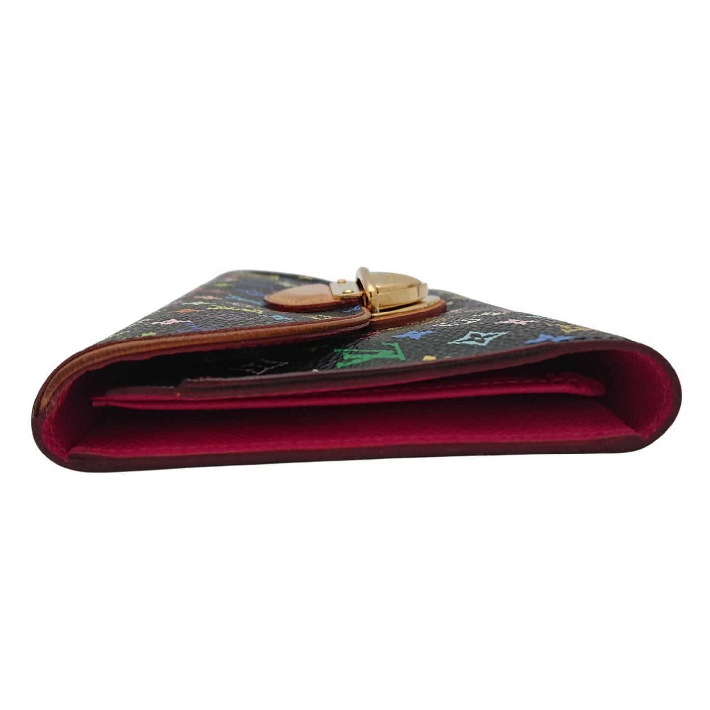 Louis Vuitton Multicolor Portefeuille Eugenie Noir Grenade Wallet Folded — view 4