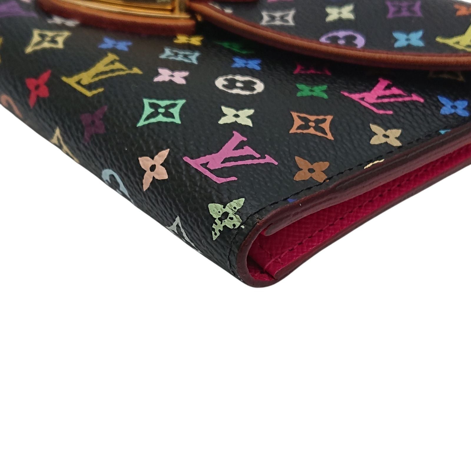 Louis Vuitton Multicolor Portefeuille Eugenie Noir Grenade Wallet Folded — view 8