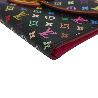 Louis Vuitton Multicolor Portefeuille Eugenie Noir Grenade Wallet Folded — view 8