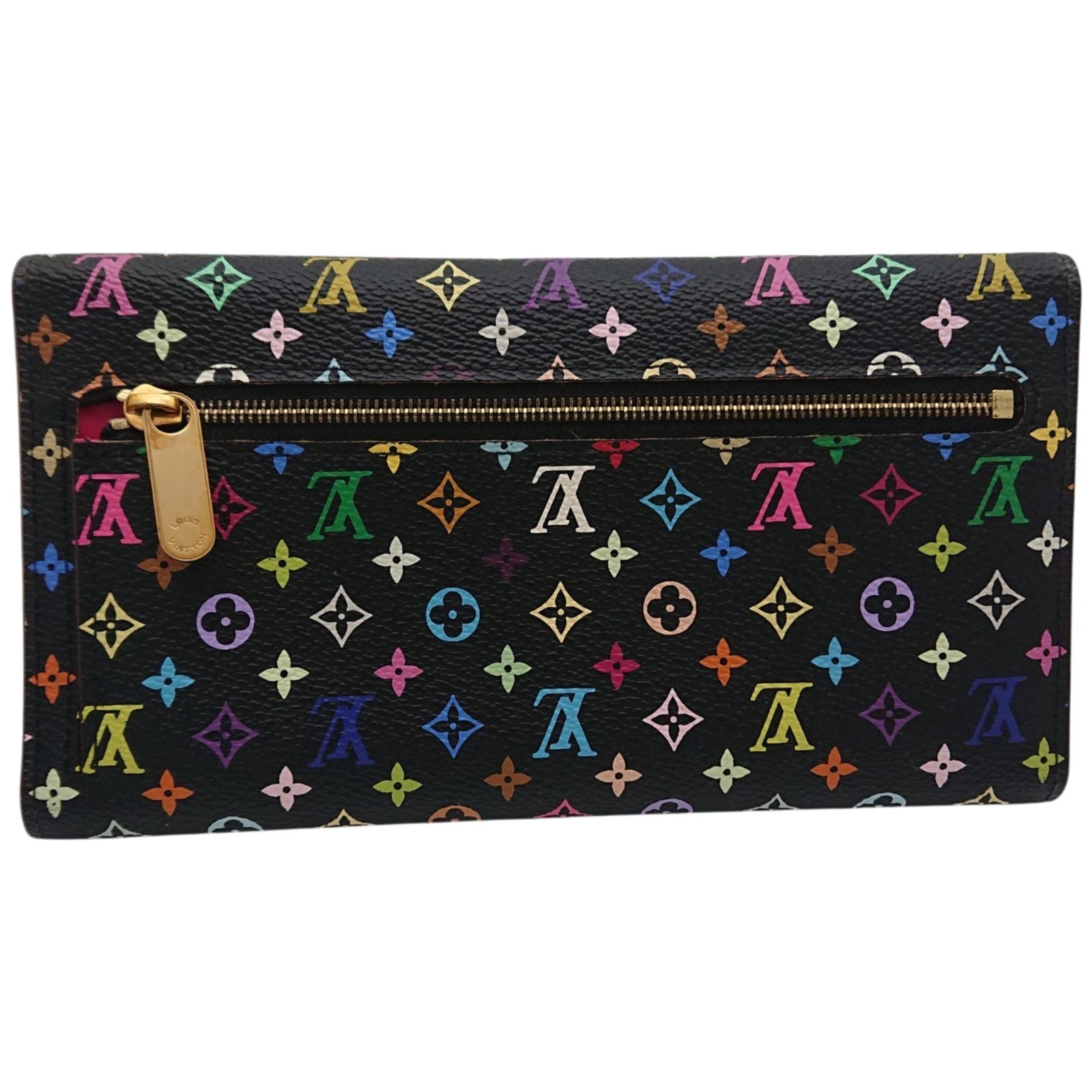 Louis Vuitton Multicolor Portefeuille Eugenie Noir Grenade Wallet Folded — view 2