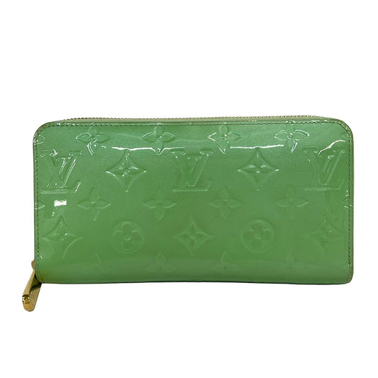 Louis Vuitton Wallet Monogram Vernis Zippy Gami Apple Leather Cowhide