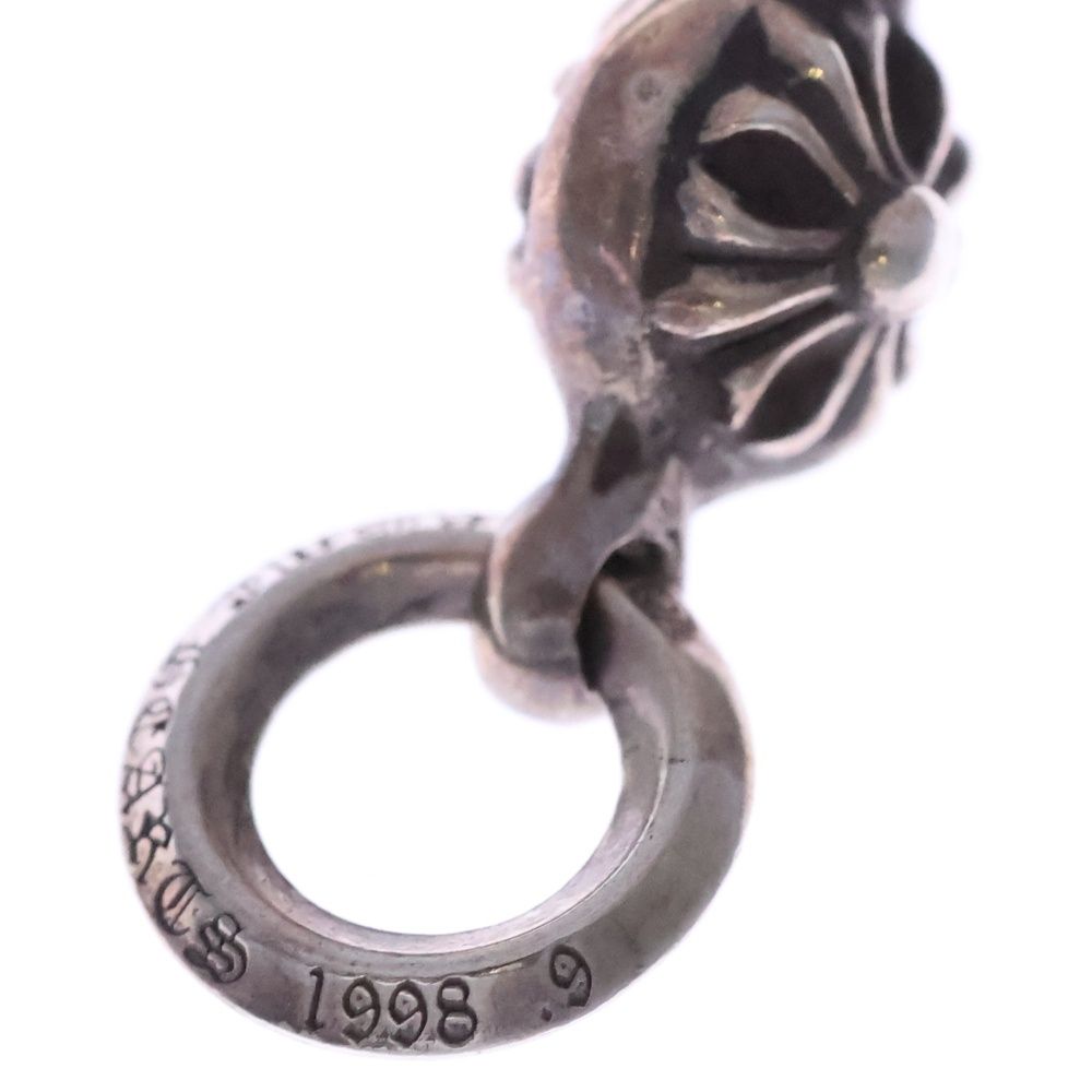 Chrome Hearts Tny CH Crs 1 Ball Tiny CH Cross Charm Pendant Top Silver — view 6