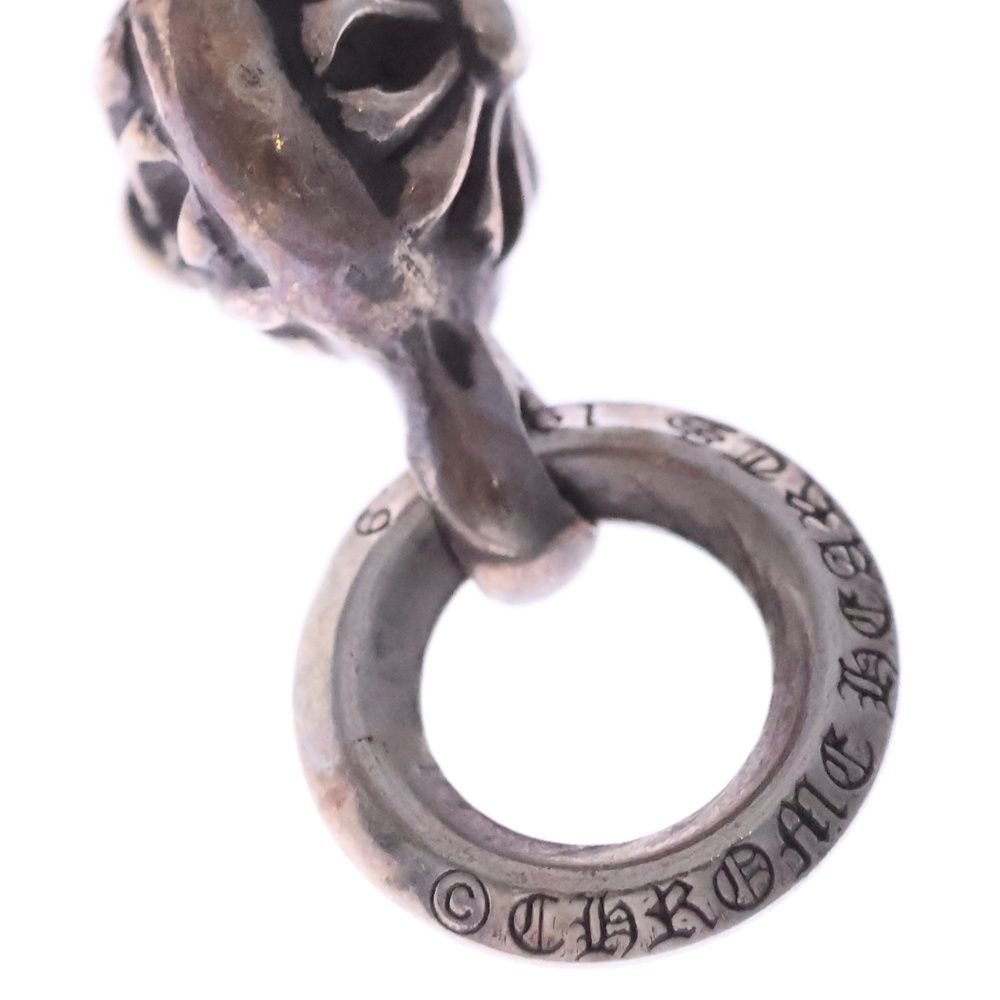 Chrome Hearts Tny CH Crs 1 Ball Tiny CH Cross Charm Pendant Top Silver — view 5