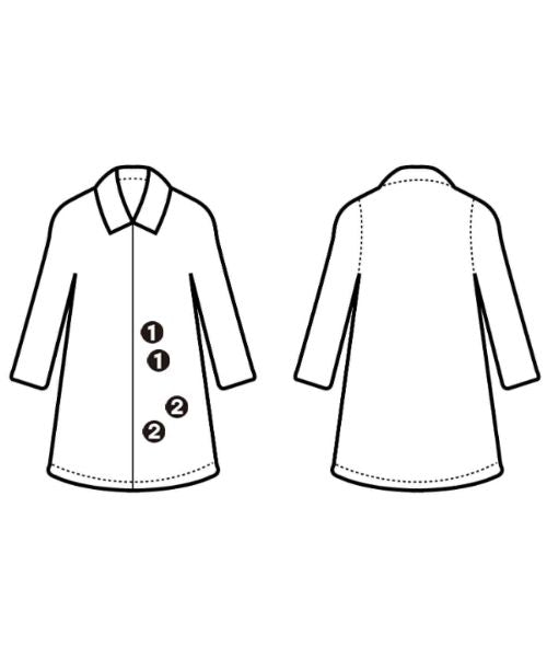 Celine Coat Black — view 8
