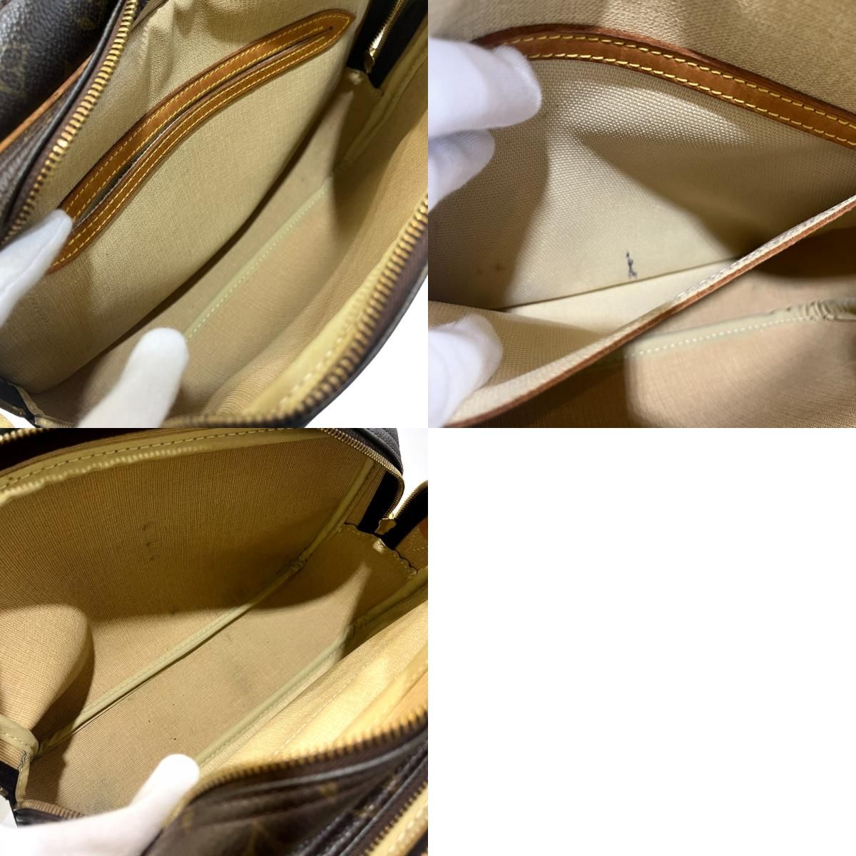 Louis Vuitton Shoulder Bag Reporter PM Lipoter PM Monogram Canvas Brown — view 9
