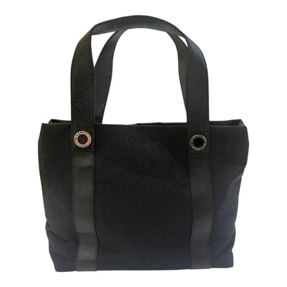 Bvlgari Handbag Logo Mania Leather Canvas — view 2