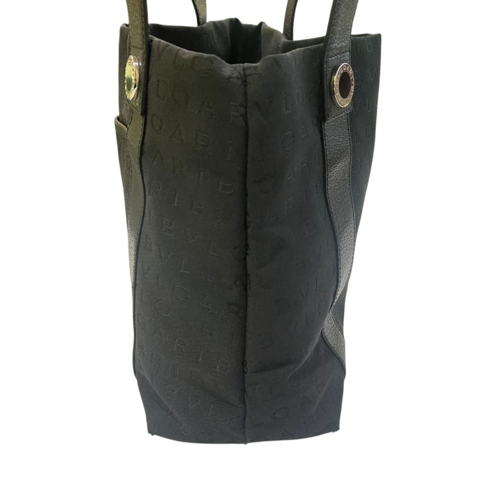 Bvlgari Handbag Logo Mania Leather Canvas — view 3