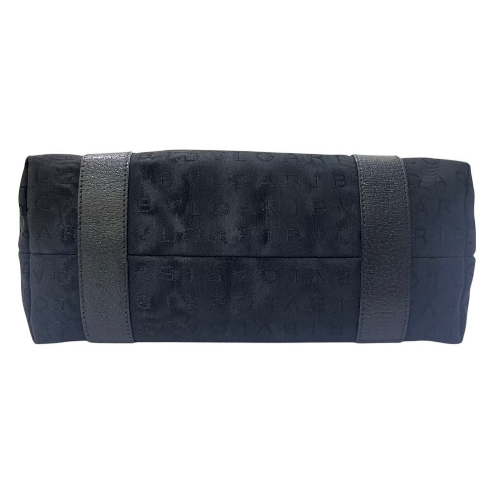 Bvlgari Handbag Logo Mania Leather Canvas — view 5