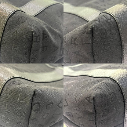 Bvlgari Handbag Logo Mania Leather Canvas — view 8