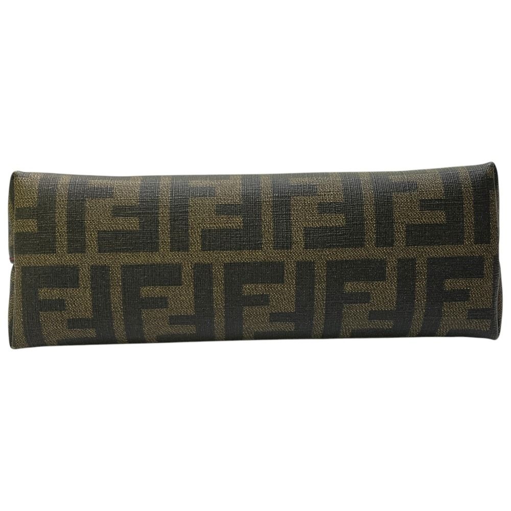 Fendi Makeup Pouch Zucca Logo Ladybug Brown — view 5