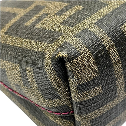 Fendi Makeup Pouch Zucca Logo Ladybug Brown — view 7