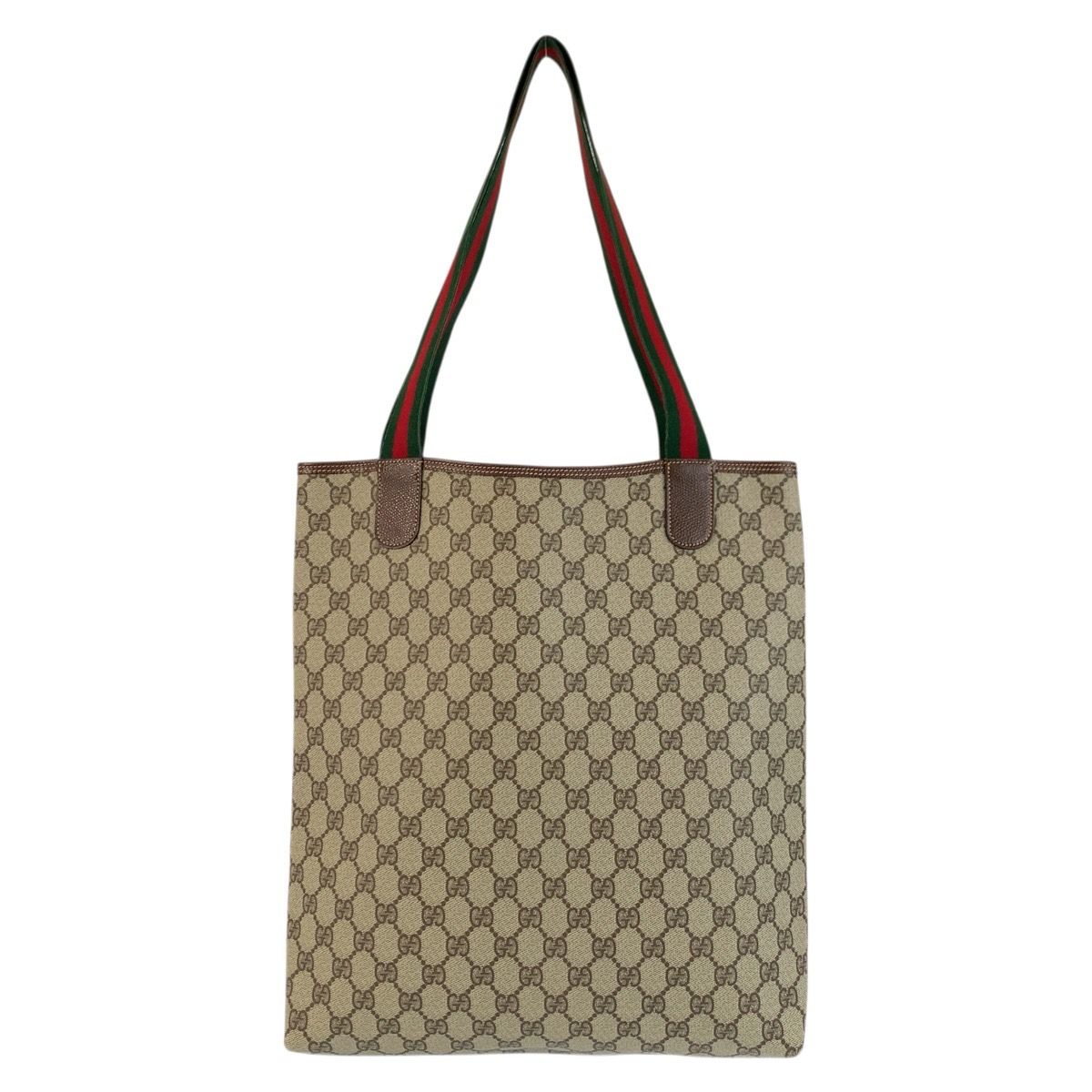 Gucci Sherry Line Beige GG Supreme Canvas 002 123 Tote Shoulder Bag — view 2