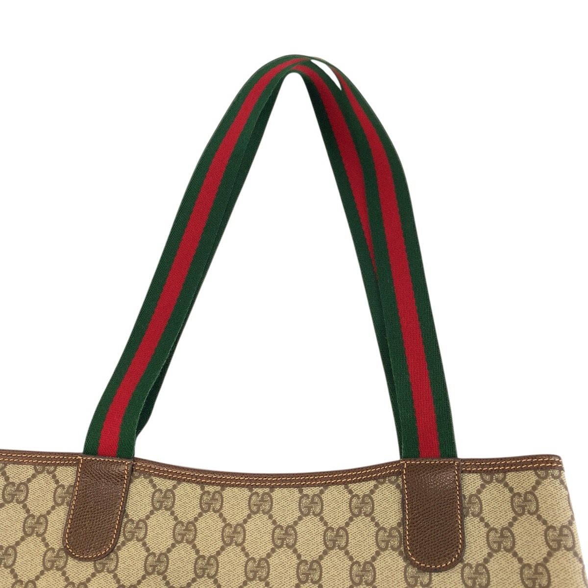 Gucci Sherry Line Beige GG Supreme Canvas 002 123 Tote Shoulder Bag — view 7