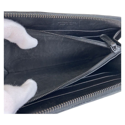 Bottega Veneta Black Leather Wallet — view 6