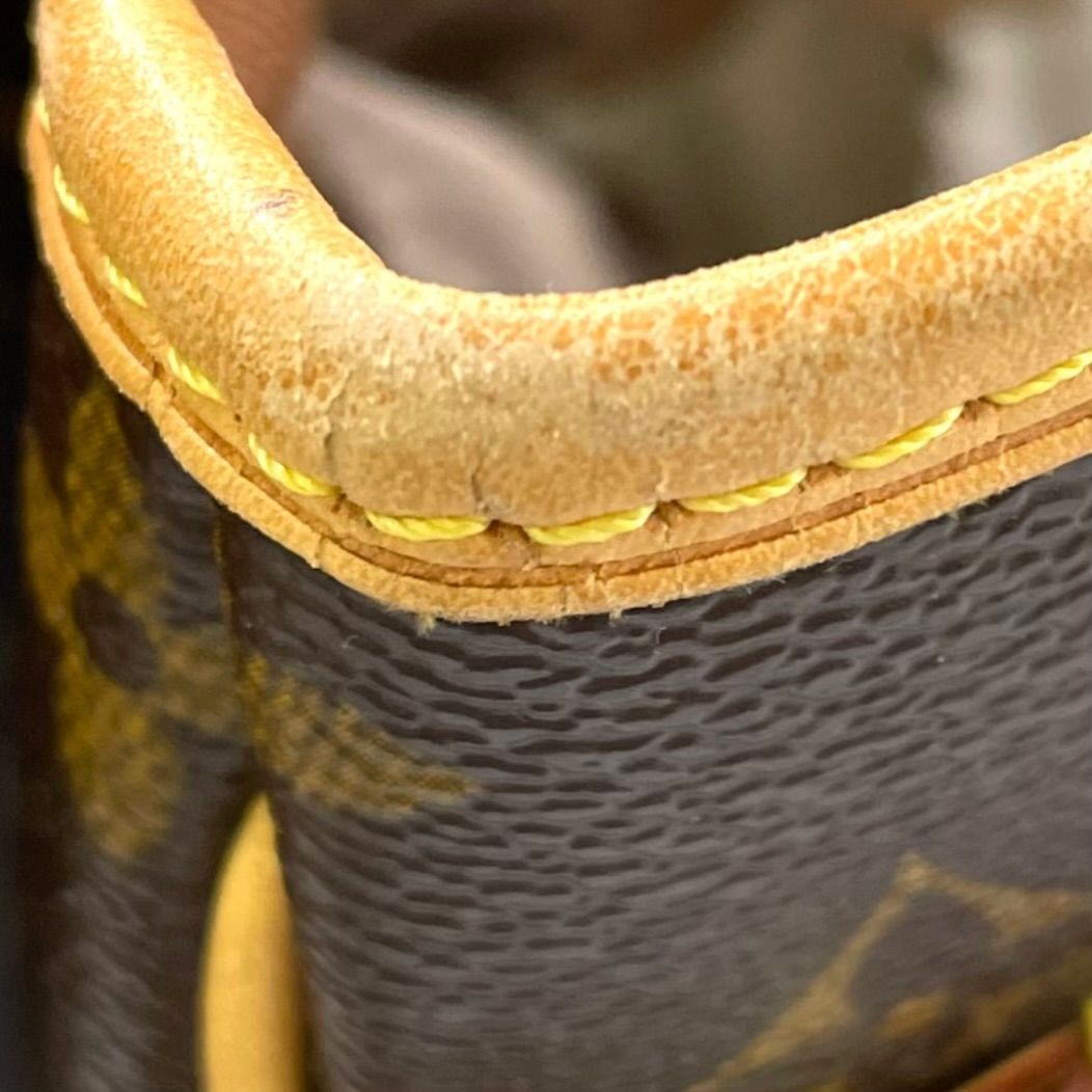 Louis Vuitton Batignolles Oriental Monogram Leather Brown Tote Gold — view 8