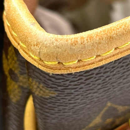Louis Vuitton Batignolles Oriental Monogram Leather Brown Tote Gold — view 8