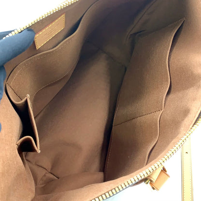 Louis Vuitton Palermo PM Monogram Leather Brown Light Handbag Gold — view 3