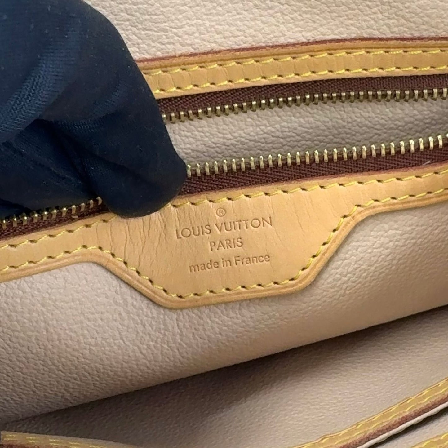 Louis Vuitton Bucket PM Monogram Leather Brown Shoulder Bag Gold — view 4
