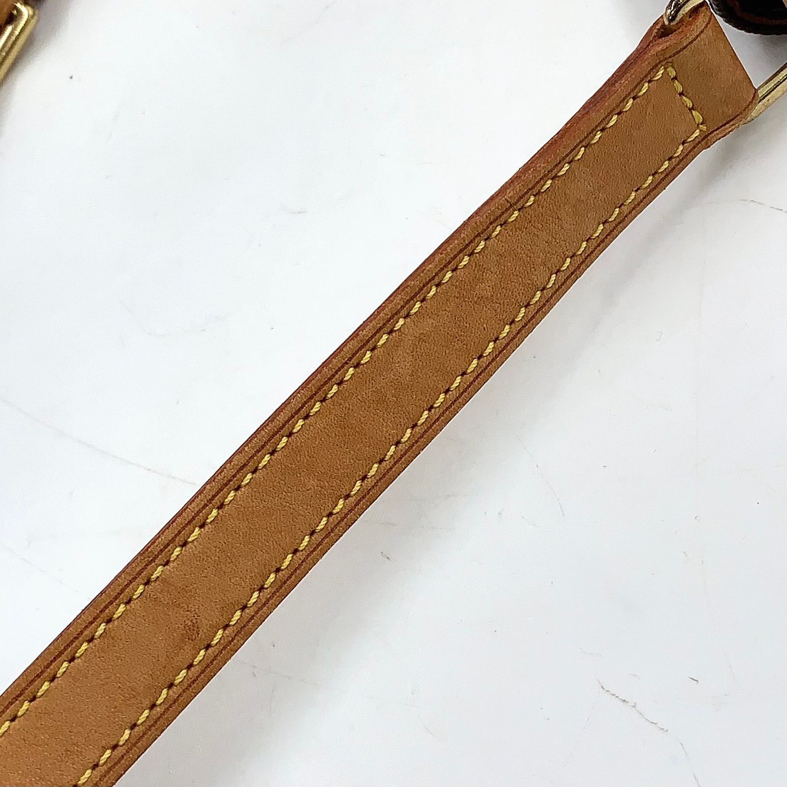 Louis Vuitton Musette Tango Short Strap Monogram Leather Brown Shoulder Bag Gold — view 7